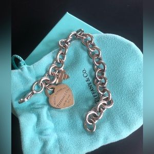 Classic Tiffany Charm Bracelet + RARE bee charm